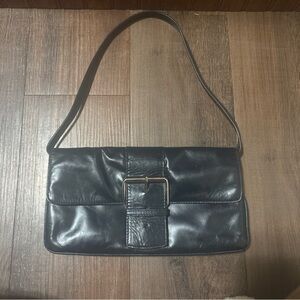 Giani Bernini Black Leather Shoulder Bag
